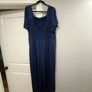 Elegant Blue Women's Jumpsuit